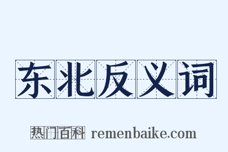 东北反义词是什么意思的图片
